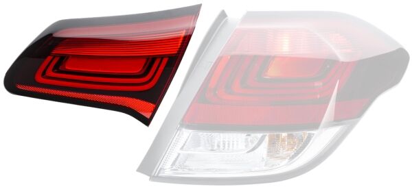 ARKA KAPAK MUHAFAZASI SAĞ İÇ PARÇA CİTROEN C4 II 2SD 354 833-041 İÇİN