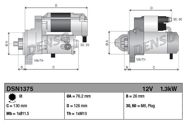 STARTER BMW 1 E81. E87 03-12