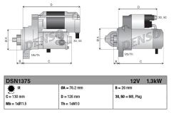 STARTER BMW 1 E81. E87 03-12