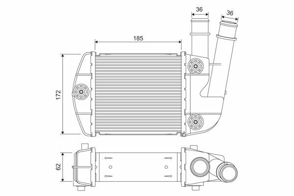 TURBO RADYATÖRÜ FIAT PANDA