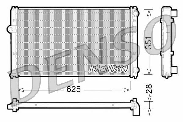 RADİATOR. ENGİNE COOLİNG SEAT CORDOBA 6K1 93-99