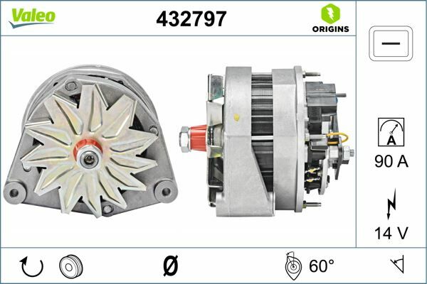 ALTERNATÖR A14N71 PORSCHE