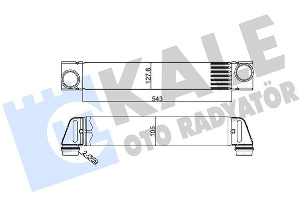 İNTERCOOLER BMW 7 E65-66-67-68 02 -LAND ROVER RANGE ROVER III 3.0TD 02