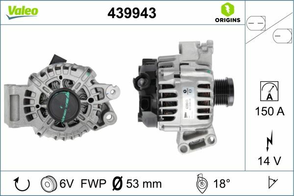 ALTERNATÖR 150A 14V FORD FOCUS III 11 15. ECOBOOST KUGA II 14 17 1.5 ECOBOOST