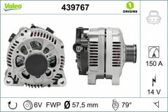 ALTERNATÖR 14V 150Ah FIESTA V 1.4TDCİ 01-10 FUSION 1.4 TDCİ 02 12 F6JA MAZDA 2 1.4CD