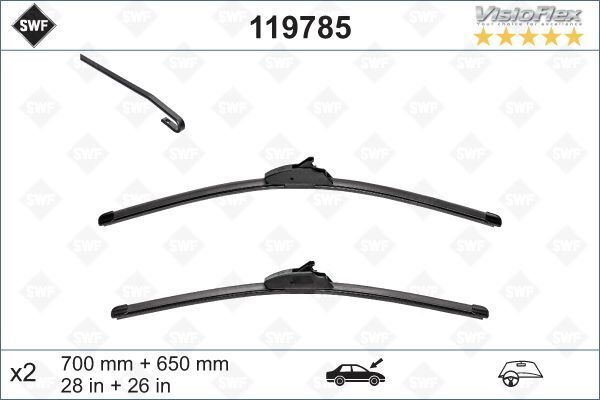 SİLECEK 70 65cm FLATBLADE-MUZ TİPİ P307 05/01 UNIVERSAL