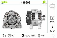 ALTERNATÖR 90A P206-P207-P307-C2-C3-C4 1.4-1.6 16V-P406-P407 1.8-2.2-PARTNER-BERLINGO 1.9D TU1JP