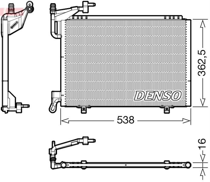 CONDENSER. AİR CONDİTİONİNG FORD B-MAX 12-
