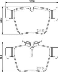 FREN BALATASI ARKA MERCEDES W205 S205 C253 X253