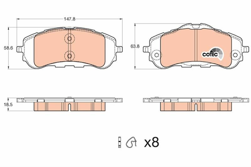 ÖN FREN BALATASI 283mm ASTRA L 21 COMBO E 18 BERLINGO 18 PARTNER 18 308 II-III 13 RIFTER 18