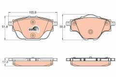 ARKA FREN BALATASI ASTRA L-GRANDLAND-C4 GRAND/SPACETOURER-C5 AIRCROSS-P508-P5008-P308-P3008-DS4-DS7 290mm