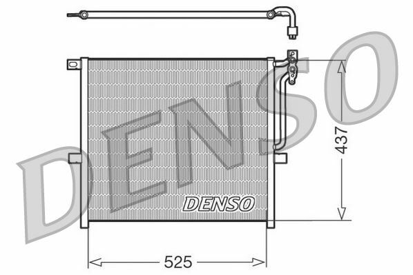 CONDENSER. AİR CONDİTİONİNG BMW X3 E83 04-11
