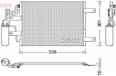 CONDENSER. AİR CONDİTİONİNG OPEL MERIVA A 03-10