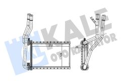 KALORİFER RADYATÖRÜ SUZUKI SX4 1.6L M16A RW415 05- 1.6L D16AA AKK416D 14- / SWIFT 1.3L 1.5L M13A M 15A RS413 RS415 MACAR 05- 1.2L K12B AZG412 12- / FIAT SEDICI 06- - ALEMİNYUM