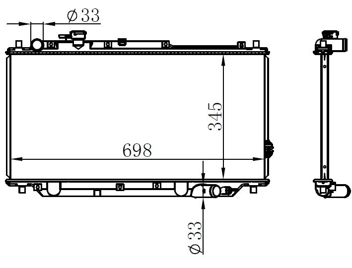 RADYATOR BRAZİNG MT 345X698X16 SCHUMA 66604