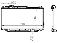RADYATOR BRAZİNG MT 345X698X16 SCHUMA 66604