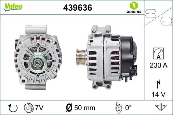 ALTERNATÖR BMW 5 F07-F10-F18 550i-550i xDr-BMW 6 F12-F13 650i-650i xDr-BMW 7 F01-F02-F03-F04