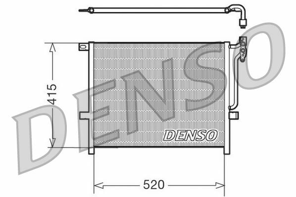 CONDENSER. AİR CONDİTİONİNG BMW 3 E46 98-06