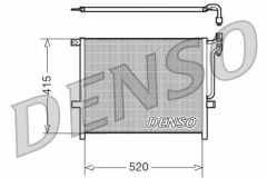 CONDENSER. AİR CONDİTİONİNG BMW 3 E46 98-06