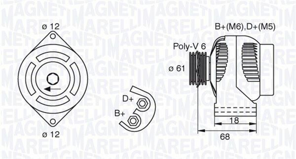ALTERNATÖR OPEL VECTRA C GTS 1.9 CDTI. VECTRA C 1.9 CDTI