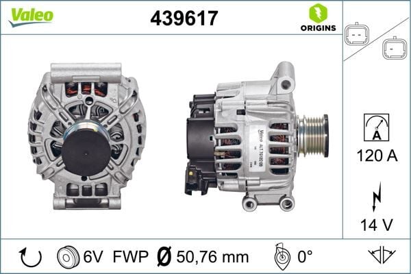 ALTERNATÖR P207-P208-P308-P508-P3008-P5008-PARTNER TEPEE-BERLINGO-C3-C4-C5-DS3-DS4 MİNİ COOPER 06