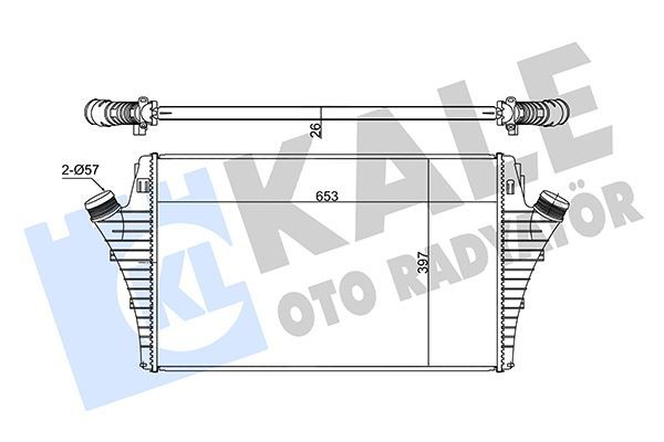 İNTERCOOLER CROMA-OPEL SIGNUM-VECTRA C-SAAB 9-3 1.9JTD 02