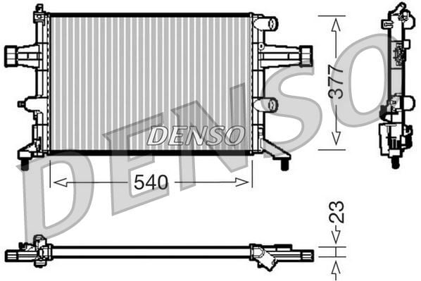 RADİATOR. ENGİNE COOLİNG OPEL ASTRA G 98-09