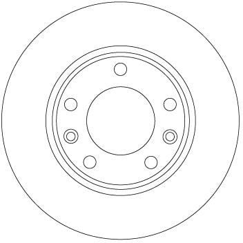 ARKA FREN DİSKİ PEUGEOT P308 13 21 249x35x5DL DOLU