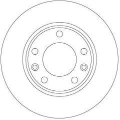 ARKA FREN DİSKİ PEUGEOT P308 13 21 249x35x5DL DOLU