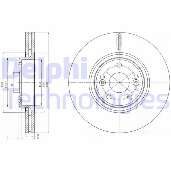 FREN DİSKİ ÇİFTLİ PAKET . DELİKLİ ÖN RENAULT LAGUNA 01/2001 09/2007
