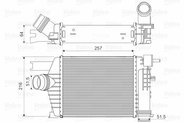 TURBO RADYATÖRÜ INTERCOOLER CLIO IV 12 CAPTUR 13 DUSTER 13 0.9TCe 1.2TCe 1.5dCi
