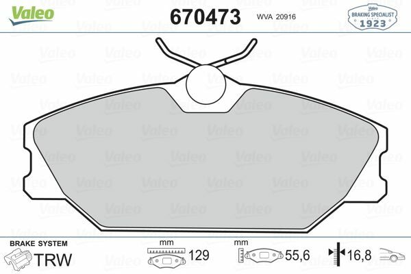ÖN FREN BALATASI RENAULT MEGANE 99 LAGUNA 95 SCENIC 99 LOGAN 06 SAFRANE 96 00