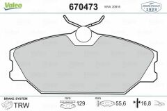 ÖN FREN BALATASI RENAULT MEGANE 99 LAGUNA 95 SCENIC 99 LOGAN 06 SAFRANE 96 00