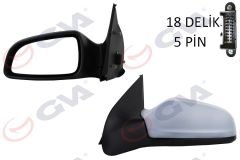 DIŞ DİKİZ AYNASI SOL ASTRA H 04 ELEKTRİKLİ ISITMALI ASTARLI ASFERİK 5 FİŞ VM-968EHPAL 13312982