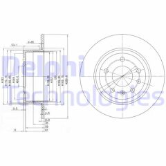 FREN DİSKİ ÇİFTLİ PAKET . DELİKSİZ ARKA OPEL CARLTON. OMEGA. SENATOR 09/1986 04/1994