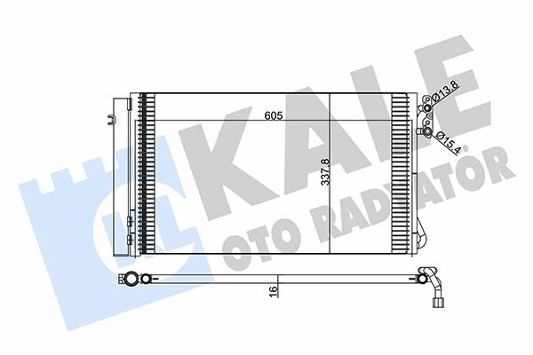 KLIMA RADYATORU BMW E81 E82 E87 E88 E90 E91 E92 E93 E84 Z4 E89 M47 N47 M57 N57 N54 N55