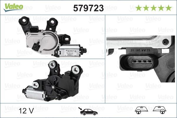 SİLECEK MOTORU ARKA VW TOUAREG II II SİLECEK MOTORU BİNEK