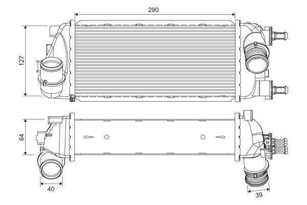 TURBO RADYATÖRÜ FIAT PANDA