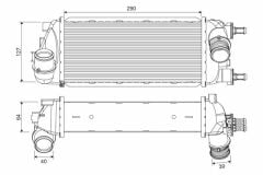 TURBO RADYATÖRÜ FIAT PANDA