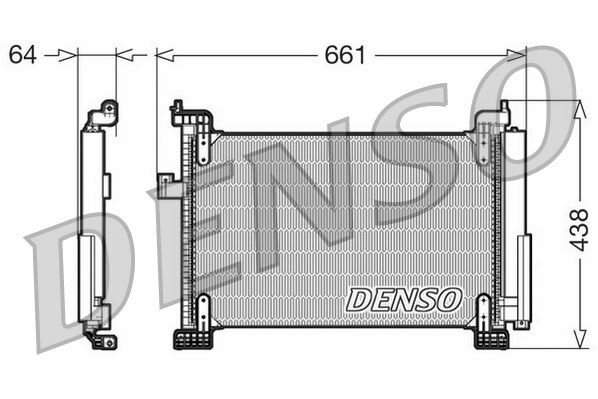 CONDENSER. AİR CONDİTİONİNG FIAT MULTIPLA 99-10