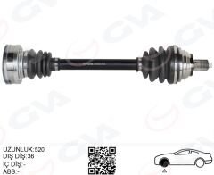 KOMPLE AKS ÖN SOL GOLF-LEON-JETTA-PASSAT 1.6 TDİ TDİ 04-14 KISA CAYB-CAYC 1.6 TDİ