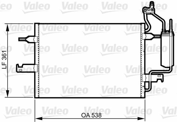 KLİMA RADYATÖRÜ KONDANSER OPEL MERIVA A 1.6 1.4 16V 1.7 DTI 1.8 03-10