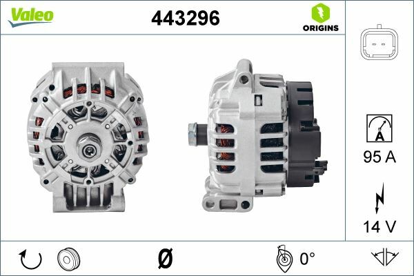 ALTERNATÖR 14V 87A RENAULT CLIO II 98 KANGOO 01 MEGANE I 96 SC NIC I 99 SYMBOL II 08 1.4