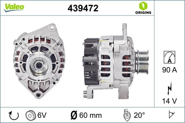ALTERNATÖR 14V 90AH DUCATO 2.3-2.8 JTD-JUMPER 2.8 HDİ 02-06 F28TDCR KLİMASIZ