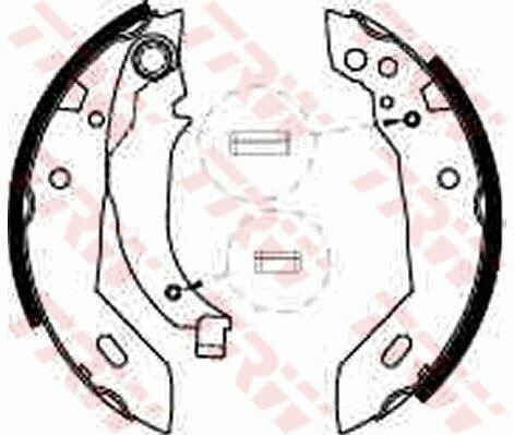 ARKA PABUÇ BALATA XSARA 97-05 205 83-94 306 93-01 309 89-93 ZX 93.97 GS8510 180x32