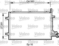 KONDENSER FORD FIESTA - FUSION 1.6 TDCI