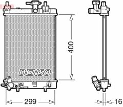 RADİATOR. ENGİNE COOLİNG DAIHATSU CUORE VII 06-