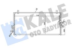 KLİMA KONDENSERİ NISSAN PRIMERA AL/AL 711x308x16