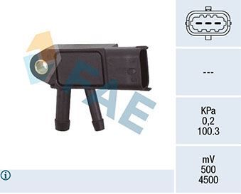 DPF SENSOR VOLVO C30 10 15 C70 10 13 S40 II 10 12 S60 II 10 14 S80 II 10 V50 10 12