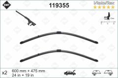 x SİLECEK SÜPÜRGESİ ÖN GOLF5-JETTA-CADDY 600 x 475 mm